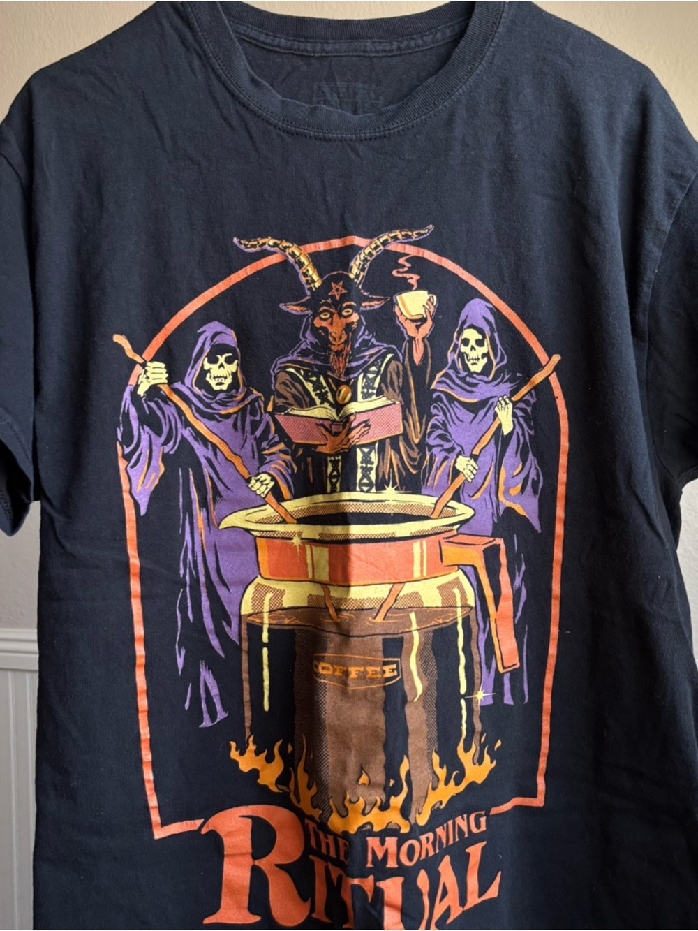 Black Graphic Short Sleeve Tee - The Morning Ritual